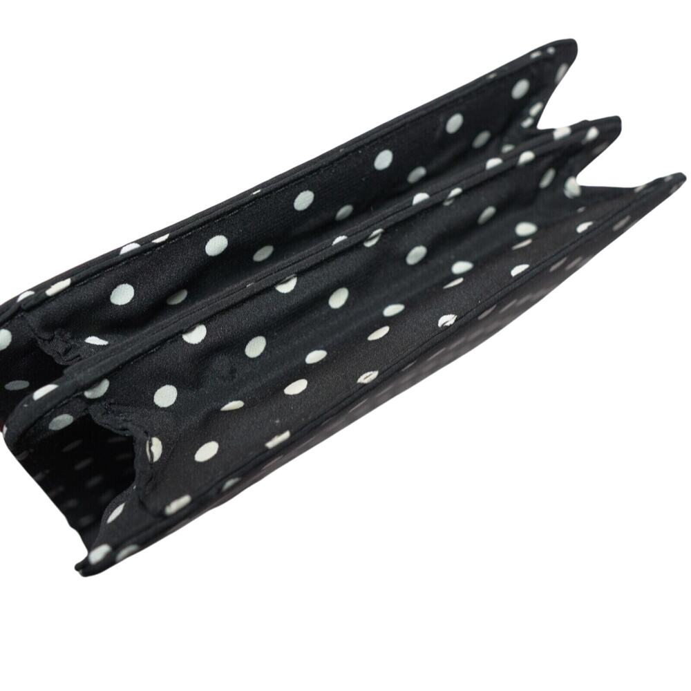 Vanessa Polka Dot Clutch Vtg Glam Girlhoodcore Feminine Crossbody Convertible - Picture 11 of 13